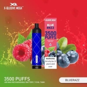x-qlusive-mega-bluerazz-3500-puffs