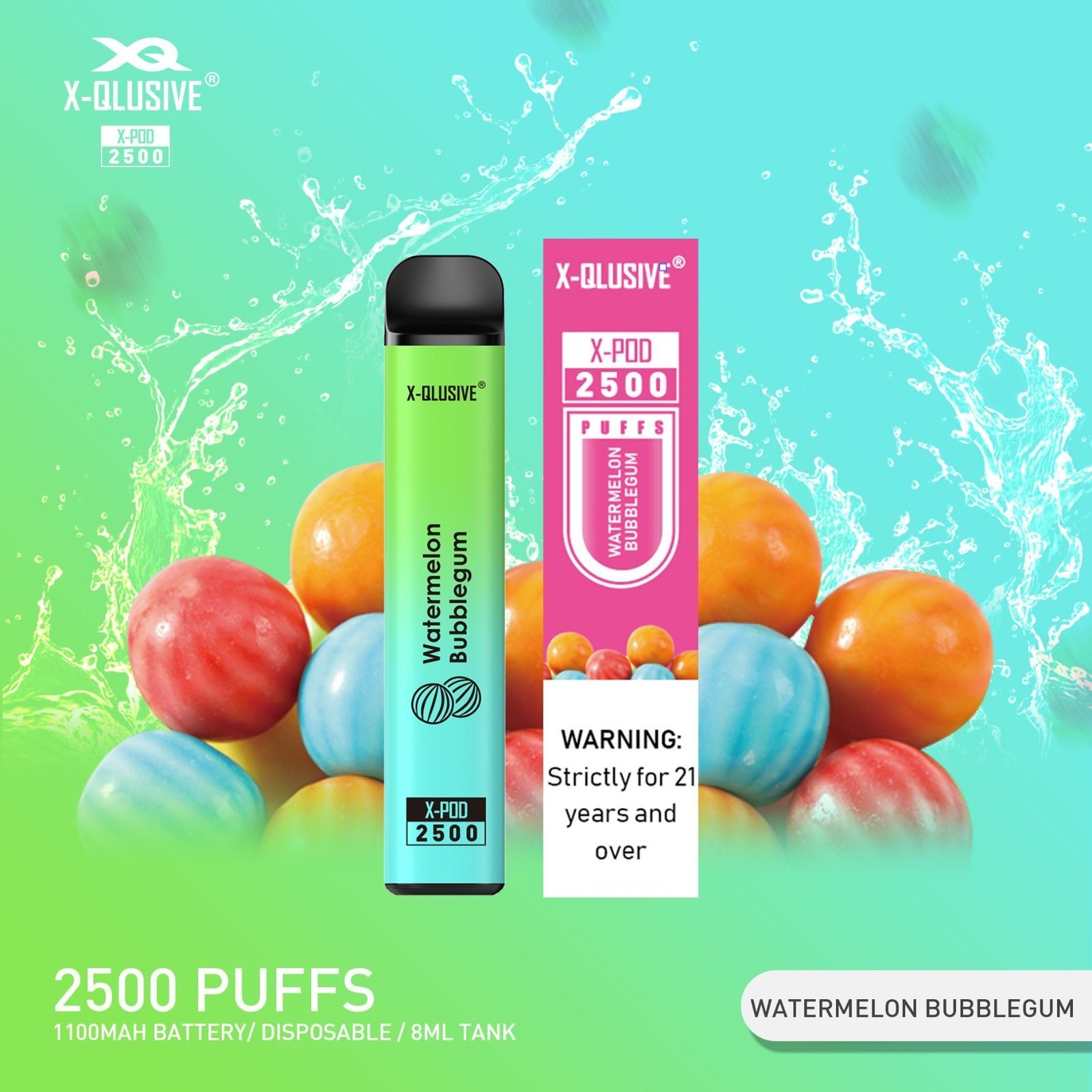 x-qlusive-watermelon-bubblegum-2500-puffs