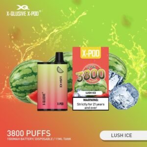x-qlusive-x-pod-lush-ice-3800-puffs-disposable-brisbane
